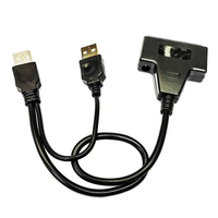 USB2.0 a SATA 22PIN HDD Cable 7 + 15pin SATA 2,5 pulgadas HDD/SSD Adaptador convertidor SATA III 22Pin caja de disco duro