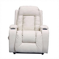 Fauteuil inclinable électrique en cuir pour home cinéma, mobilier de salon, fournisseur de projets, commande en gros commerciale
