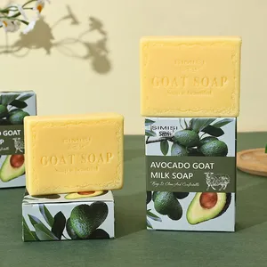 Nụ Cười Dê Thương Hiệu Handmade 100G Bơ Sữa Dê Thanh Xà Phòng Chanh Công Thức Thảo Dược Cho Làm Sạch Giữ Ẩm Có Tính năng Gạo - Product Image 3