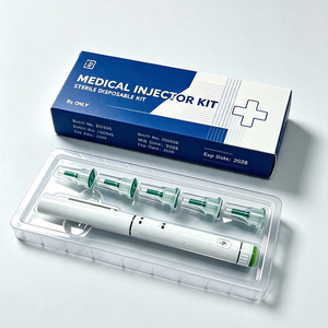 Estuche para Almacenamiento de Plumas, Caja de Embalaje de Papel con Bandeja Protectora para Juego de Plumas Inyectables, Cajas Plegables, Embalaje Exterior para Dispositivos Médicos - Product Image 2