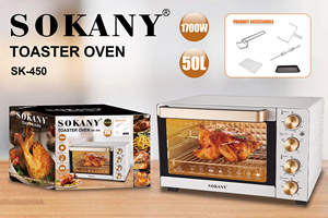 <span class=keywords><strong>Horno</strong></span> Eléctrico Sokany450 de <span class=keywords><strong>50</strong></span> <span class=keywords><strong>Litros</strong></span> de Capacidad, <span class=keywords><strong>Horno</strong></span> Inteligente, Electrodoméstico Pequeño para el Hogar - Product Image 4