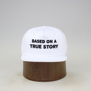 High Quality 5 Panel Custom Letter Embroidery <strong>Flat</strong> Brim Corduroy Cartoon Pattern Outdoor Snapback <strong>Cap</strong> <strong>White</strong> - Product Image 1