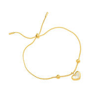 Nouvelle collection 2026 : Parure de bijoux tendance en acier inoxydable avec boucles d'oreilles en forme de cœur pêche, collier et bracelet féerique pour couple, style doux et délicat.