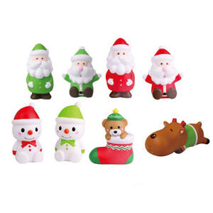 Cadeau promotionnel petites figurines de poche cadeaux décoratifs de Noël jouets à presser doux et sûrs - Product Image 2