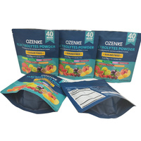 Sachet Doypack Personnalisé Imprimé en Gros avec Fermeture Éclair, Sac en Plastique Étanche pour Stockage de Céréales, Snacks et Poudres