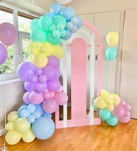 Ballons en latex brillants de haute qualité, 12 pouces, colorés, rétro, macaron, perlés, pour fête d'anniversaire, biodégradables, accessoires en gros - Product Image 5