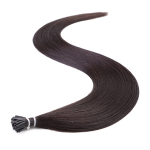 Extensions de cheveux naturels professionnels à pointe nano, double épaisseur, fusion de kératine, cuticules alignées, 100 % cheveux humains bruts Remy I-Tip - Product Image 6