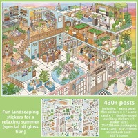 Autocollants thérapeutiques et anti-stress 3D miniatures grand format à l'huile spéciale 5.0 pour adultes