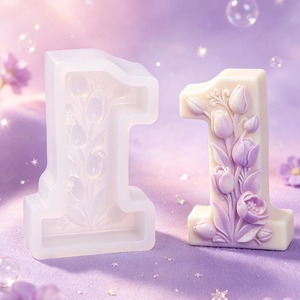 Moule en silicone à motif floral pour la décoration de gâteaux, outil de gaufrage pour fondant, chocolat, savon, pâtisserie DIY - Product Image 2