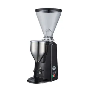 Molinillo de granos de café comercial eléctrico Espresso doméstico automático profesional con pantalla