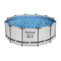 Bestway 56420 rotonda struttura in metallo piscina di plastica all'aperto fuori terra famiglia piscina Set