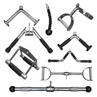 Lat Pull Down Bar avec câble Machine Barbell Attachment handle Home Gym Fitness Mag Handle bar