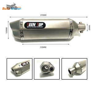 Système d'échappement complet moteur 304SUS pour moteur <span class=keywords><strong>Piaggo</strong></span> <span class=keywords><strong>Zip</strong></span> 2000 4t 2 soupapes Vespa Lx50/S/Primavera/Sprint 4t tuyau de silencieux d'échappement - Product Image 3