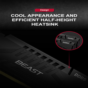 RAM BEAST DDR5 fruy BEAST 6000/16X2 C30 REG เกม RAM หุ้น PC Desktop - Product Image 6