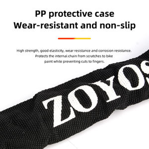 ZOYOSPORTS MTB ciclismo de carretera bicicleta <span class=keywords><strong>Cable</strong></span> cerradura codificada CÓDIGO DE 5 dígitos de color combinación candado de bicicleta de alta seguridad cerradura de cadena - Product Image 5