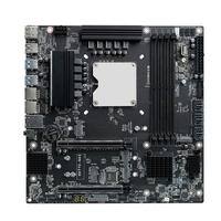 ERYING NAS Desktop-Motherboard mit Integrierter CPU Intel Core I5-14500HX, Dual-Channel DDR5, 4x M.2 NVMe 2280, SATA 12 Anschlüsse, Micro-ATX
