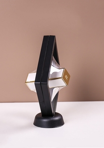 Commercio all'ingrosso della fabbrica 18*23cm acrilico espositore per gioielli scatola di imballaggio <span class=keywords><strong>trasparente</strong></span> quadrato sospeso flottante Design personalizzato Logo cartone - Product Image 5