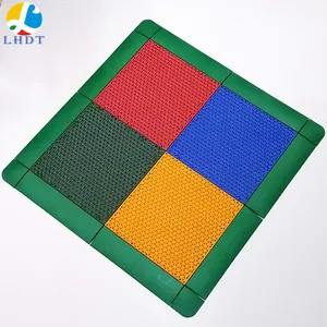 Incastro Campo Da Basket di Montaggio Sport Piastrelle e Mat Fornitore di Colore Sospeso Pp Pavimenti In Plastica per Esterno LHDT-2502