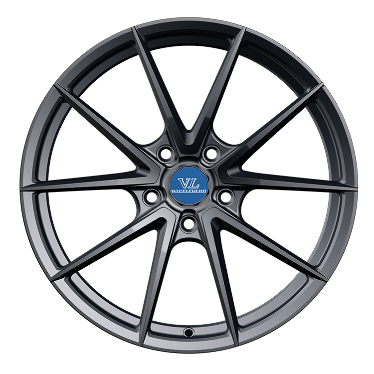 VLF03 по индивидуальному заказу фабрики Китая алюминиевая Автомобильные Колесные диски из сплава, диски 18 дюймов 5 отверстий матовый черный снч-потока в форме автомобильных колес