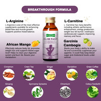 OEM ODM Slim Fast Oral Liquid con L-Arginina L-Carnitina Garcinia Cambogia Suplemento Boost Body Metabolism Bebida para perder peso