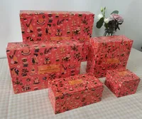 Boîte à gâteau en carton de haute qualité, boîte d'emballage pour biscuits, boîte à donuts rose imperméable