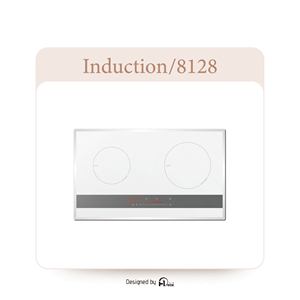 Table de cuisson à <span class=keywords><strong>induction</strong></span> double <span class=keywords><strong>2</strong></span> brûleurs encastrable, cuisinière électrique avec capteur tactile, écran LED, branchement 220V / 3700W, usage domestique - Product Image 1