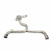 Catback — système d'échappement haute qualité, avec Valve à vide, silencieux, pour Volkswagen Golf 6e génération, GTI Scirocco 1.4T 2.0T, SUS 304