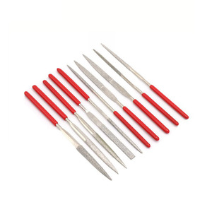 Diamond File Set 3x140 4x160 5x180mm Flat <b>Smooth</b> Cut For Model Making Metal Polishing Gundam Assembly <b>Tools</b> - Product Image 3