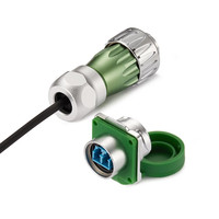 IP67 étanche SC UPC Type câble électrique connecteur à fibre optique 5DB pour Cnlinko DH24 2PIN industriel pour CATV 4G 3G mâle/Fema