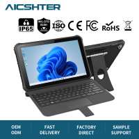 Tablette robuste de 12,2 pouces, Windows 11, Intel N5100, IP65, étanche à l'eau et à la poussière, RS232, RS485, RJ45, stylet actif, 4G LTE, GPS, 128 Go