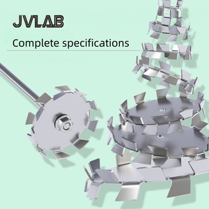 304 स्टेनलेस स्टील मिश्रण पैडल फैलाव ब्लेड 4-ब्लेड 3-ब्लेड डिजाइन मिक्सर प्रयोगशाला सरफट्स - Product Image 4