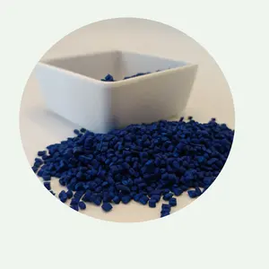 Masterbatch blu pellet di plastica pigmenti blu carbonio Masterbatch