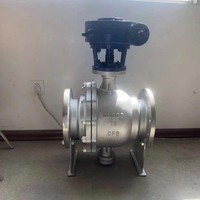 Válvula de bola eléctrica 316L de suministro de fábrica con posicionador inteligente para automatización