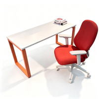 Table de travail industrielle robuste en métal, bureau d'ordinateur, table d'écriture pour bureau et atelier