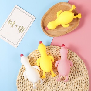 Juguete Antiestrés de Pato de Dibujos Animados, TPR Vinilo, Alivio del Estrés para Niños y Adultos, Unisex, Rango de Edad de 2 a 4 Años - Product Image 4