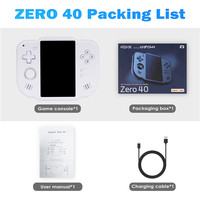 AMPOWN Zero 40 64GB 4300mah BT 4.2 WIFI Console de jeu vidéo avec système Android 4.0 pouces Cortex-A53 64 bits A133P 1.8G