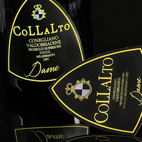 Étiquette de bouteille de vin LED personnalisée Longstargift avec logo, en matériau PET, alimentée par batterie, pour la promotion de marque en bar et boîte de nuit