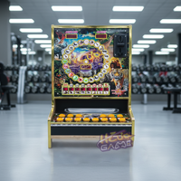 Lucky Award Meilleure vente Console de jeu Mario en bois à monnayeur