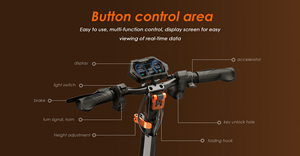 Scooter électrique tout-terrain pliable <span class=keywords><strong>Kugookirin</strong></span> G2 Pro 2025, batterie au lithium 600W 15Ah, autonomie 55 km, vitesse 45 km/h, certifié CE - Product Image 5