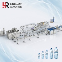 Máquina Automática de Llenado de Agua para Botellas PET, Equipo de Embotellado con Fácil Operación y Diseño Compacto