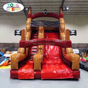 Nhà máy tùy chỉnh chất lượng cao sân sau hồ bơi trượt nước Inflatable trượt trẻ em khô trượt sân chơi để bán - Product Image 3