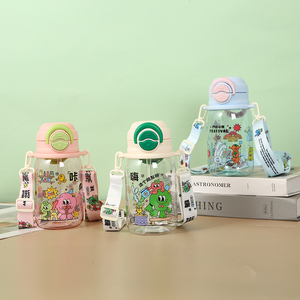 High Quality Cute Cartoon Robot Design Portable Plastic Water Bottle for School Children for Boiling Water for Drinkware
