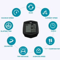 Sd-581 1.5 pouces vélo filaire-odomètre Code Table multi-fonction étanche compteur de vitesse avec rétro-éclairage Lcd affichage livraison directe