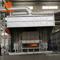 Four à cratères à gaz naturel/GPL pour la fusion et le moulage d'ingots de ferraille d'aluminium, de feuilles de cendres d'aluminium et de canettes UBC, pour la recyclage et la fusion