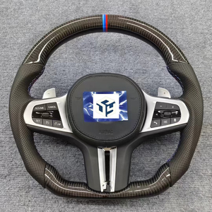 Volante de Fibra de Carbono para BMW G20 G30 G20 G80 G21 G22 G31 G32 G11 M3 M4 M5 330i <span class=keywords><strong>330e</strong></span> 340i 440i, Volante con LED - Product Image 2