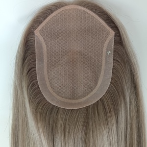 Preço Direto de Fábrica: Topper de Seda 5x7 Polegadas, 16 Polegadas, 50% de Densidade, Cabelo Humano Virgem Natural com Volume Extra, Renda HD Fina - Product Image 2
