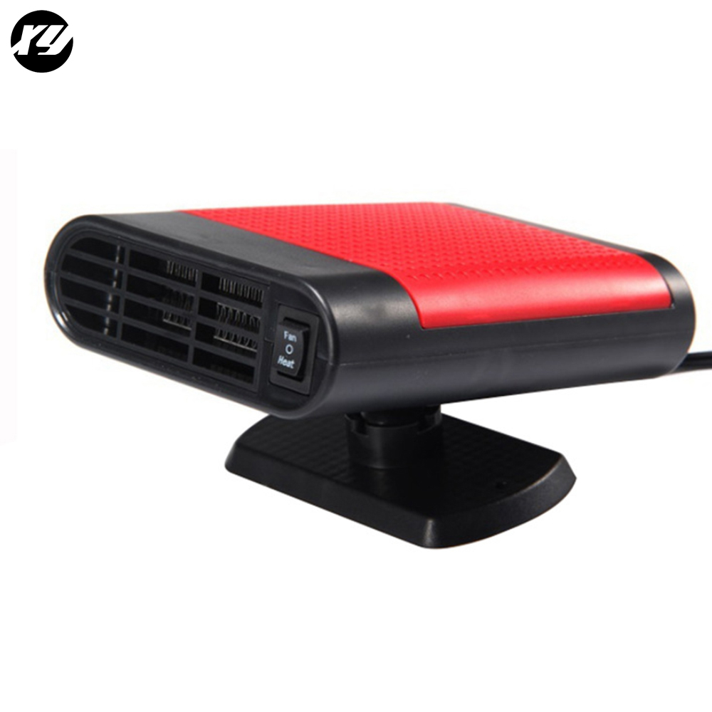 Зимние нагнетатель теплого воздуха лобовое стекло Мороз для удаления обогреватель Портативный кондиционер воздуха, очиститель воздуха 12 В Электрический автомобильный вентилятор отопителя мотор