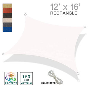 Prêt à être accroché en plein air, Carport Beige carré <span class=keywords><strong>5x5</strong></span> 12 'X 16' sable 10 'X 10' marron Rectangle Uv Hdpe <span class=keywords><strong>voile</strong></span> pare-soleil à vendre/ - Product Image 6