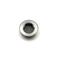 Filter Cairan Berkualitas Tinggi dari Baja Tahan Karat dengan Lubang Persegi Berulir G1/4 Bentuk Heksagonal, Saringan Blok Katup Hidrolik