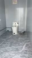 Toilette mobile en acier portable de 20 pieds au design moderne pour la maison, le bureau, l'atelier, la cuisine, l'hôtel et la salle de bain